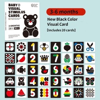 Montessori Cho Bé Giáo Dục Học Tập Sớm Thẻ Kích Thích Thị Giác Cho Bé Đen Trắng Và Tương Phản Cao Thẻ Flash Trẻ Em Đồ Chơi Cảm Giác