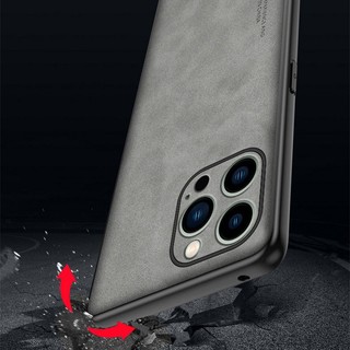Tương Thích Cho iPhone 16e Vỏ Điện Thoại Da Cừu Ốp Lưng Mềm Chống Rơi Matte Business Đơn Giản Bao Gồm Tất Cả SCD03