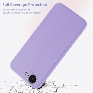 Tương Thích Cho iPhone 16e 17e Vỏ Điện Thoại Silicon Lỏng Mềm Viền Vuông Vỏ Camera Bảo Vệ Ốp Lưng Mỏng SYT01