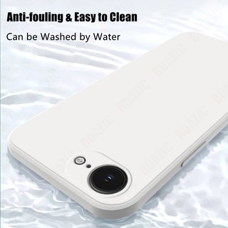 Tương Thích Cho iPhone 16e 17e Vỏ Điện Thoại Silicon Lỏng Mềm Viền Vuông Vỏ Camera Bảo Vệ Ốp Lưng Mỏng SYT01