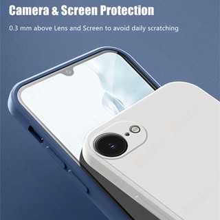 Tương Thích Cho iPhone 16e 17e Vỏ Điện Thoại Silicon Lỏng Mềm Viền Vuông Vỏ Camera Bảo Vệ Ốp Lưng Mỏng SYT01