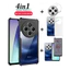 Ốp điện thoại di động chống rơi 4IN1 Redmi 14C / Poco C75 cho Redmi A4 / Poco C75 Phim bảo vệ màn hình + phim ống kính + phim mặt sau