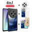 Ốp điện thoại di động chống rơi 4IN1 Redmi 14C / Poco C75 cho Redmi A4 / Poco C75 Phim bảo vệ màn hình + phim ống kính + phim mặt sau