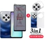 Ốp điện thoại di động chống rơi 4IN1 Redmi 14C / Poco C75 cho Redmi A4 / Poco C75 Phim bảo vệ màn hình + phim ống kính + phim mặt sau