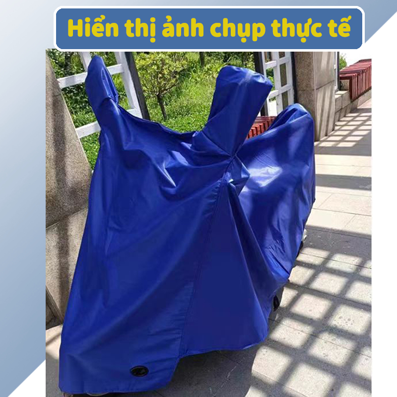 Vải Oxford dày Bạt Che Xe Máy - Bảo vệ xe máy của bạn khỏi ánh sáng mặt trời, nước, chim, cây cối, bụi bẩn