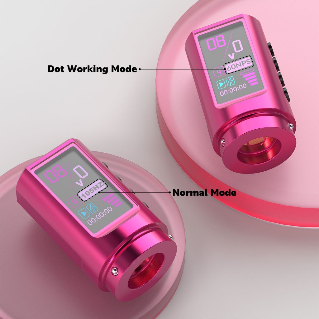 Pin 1800mAh, thời gian chờ 6-8 giờ để xăm không dây – tương thích với máy xăm WormholePro, nguồn điện hiệu suất cao