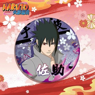 Naruto Sasuke Sakura Hitana Kakashi itachi Anime Tinplate Kim Loại Huy Hiệu Pin Anime Ngoại Vi Sưu Tập Quà Tặng Bộ Sưu Tập