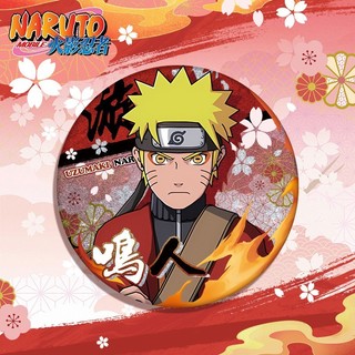 Naruto Sasuke Sakura Hitana Kakashi itachi Anime Tinplate Kim Loại Huy Hiệu Pin Anime Ngoại Vi Sưu Tập Quà Tặng Bộ Sưu Tập