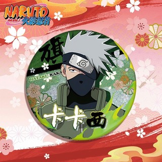 Naruto Sasuke Sakura Hitana Kakashi itachi Anime Tinplate Kim Loại Huy Hiệu Pin Anime Ngoại Vi Sưu Tập Quà Tặng Bộ Sưu Tập