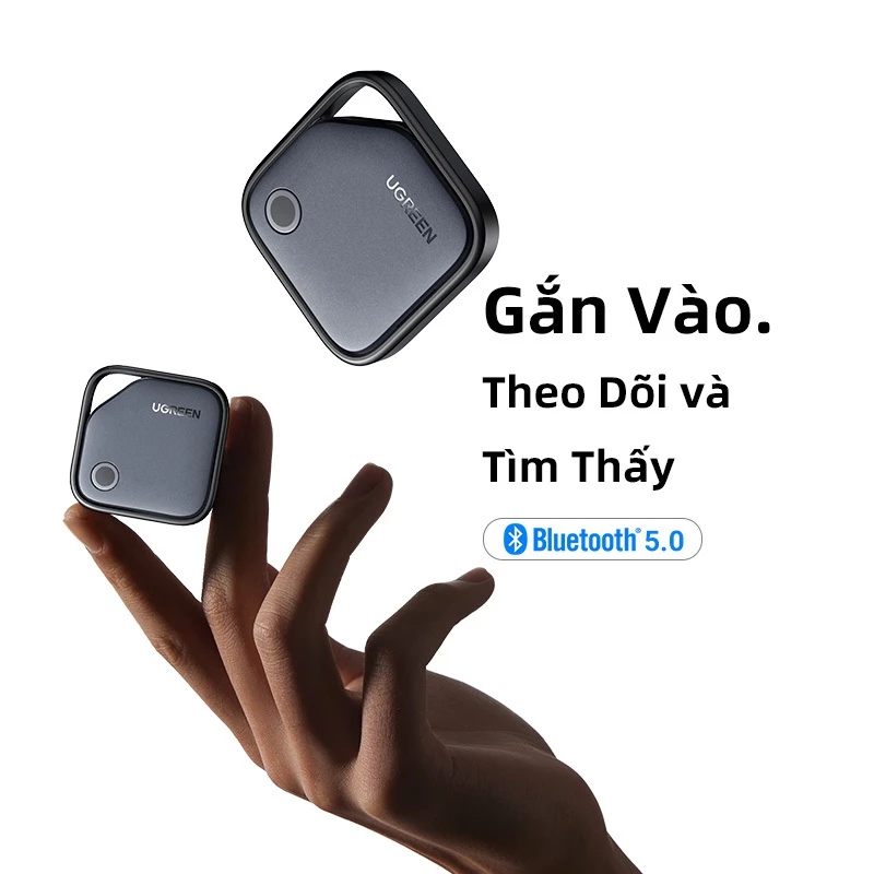 Ugreen Thẻ Thông Minh Định Vị Thông Minh Chống Mất Bluetooth5.0 Finder Airtag Theo Dõi Finder Định Vị Cho iPhone / iPad / Mac