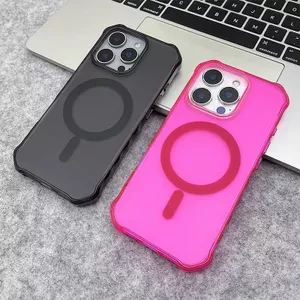 Ốp lưng cứng mờ bốn góc tương thích cho iPhone 12 pro max 13 pro max 14 pro max 15 pro max 16 pro max