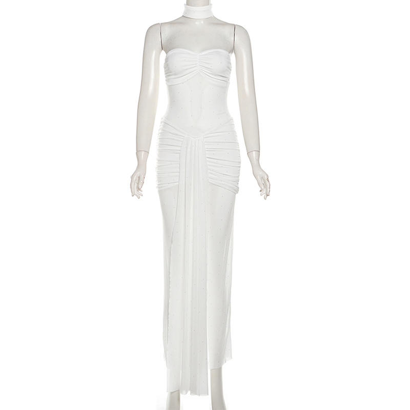 Cutenew Váy Maxi Thường Ngày Mất Tay Skinny Lưng Quấn Mông Cá Tính Nhìn Mỏng Hơn Câu Lạc Bộ Đa Năng Đảng Bầu Không Khí Phong Cách 2024 Nóng Mới