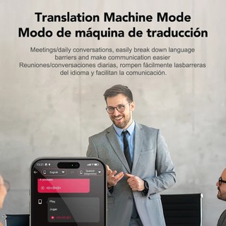 Tai nghe dịch thuật thời gian thực MD528 AI Bluetooth 5.3 hỗ trợ nhiều ngôn ngữ ​​Tai nghe nhét tai Mini BT