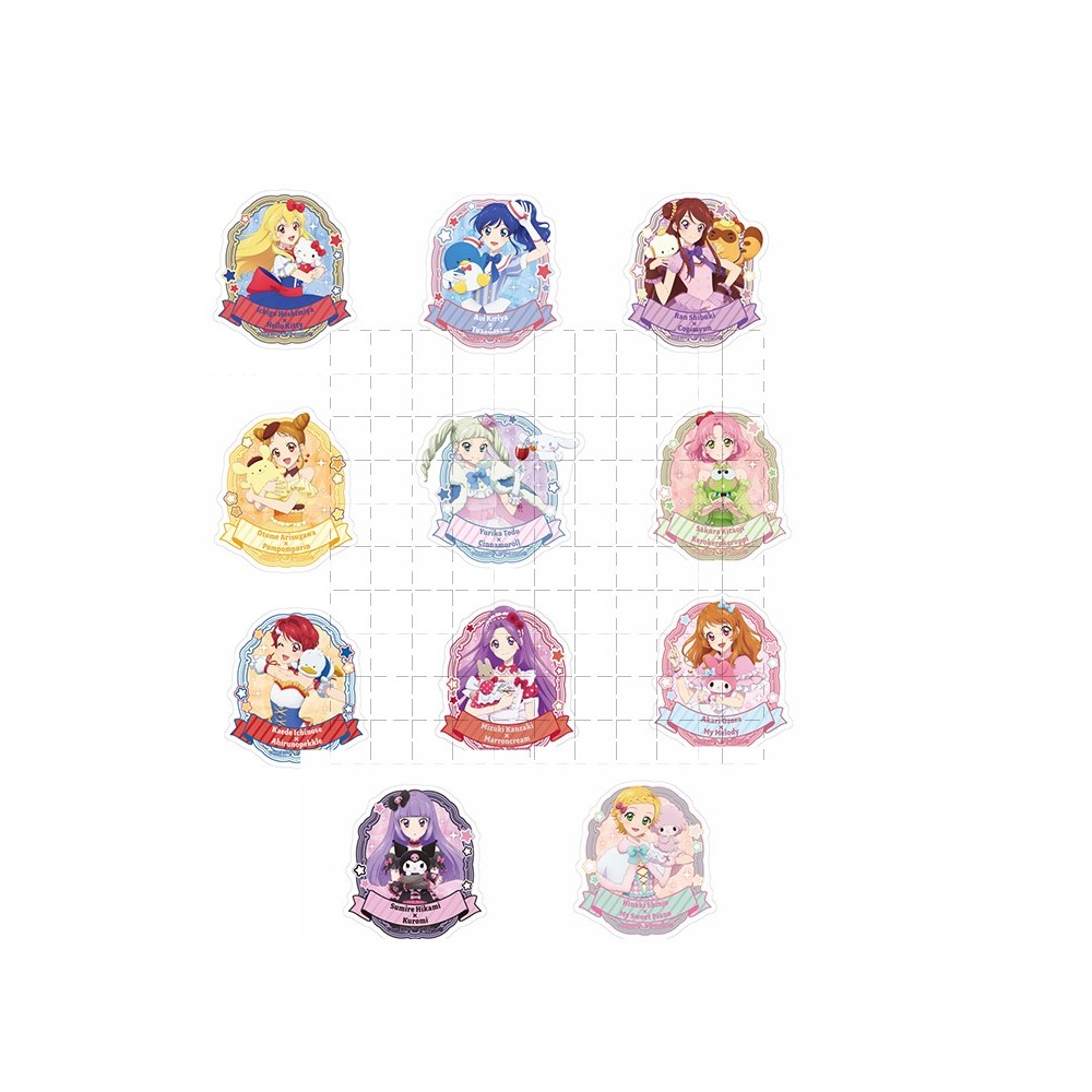 Anime Aikatsu! Todo Yurika Todo Yurika Todo Yurika Acrylic Đứng Móc Khóa Hình Mẫu Móc Khóa Mặt Dây Chuyền Quà Tặng