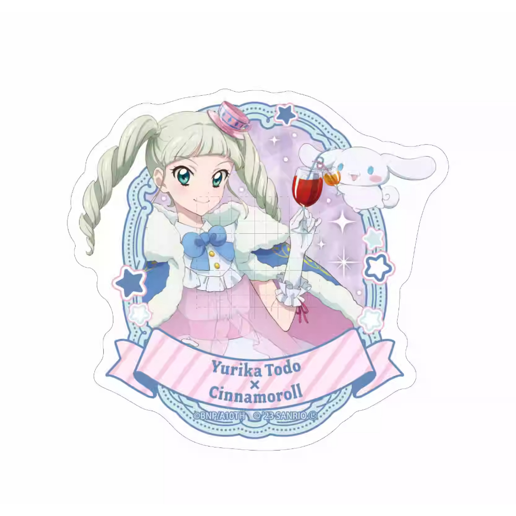 Anime Aikatsu! Todo Yurika Todo Yurika Todo Yurika Acrylic Đứng Móc Khóa Hình Mẫu Móc Khóa Mặt Dây Chuyền Quà Tặng
