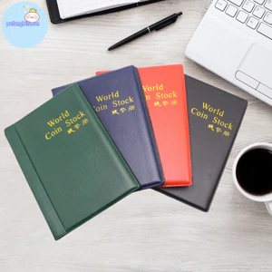 Pufangbliss 120 Túi Album Đồng Xu Bộ Sưu Tập Sách Trang Trí Nhà Cửa Album Ảnh Đồng Xu Album Đựng Bộ Sưu Tập Sách Sổ Lưu Niệm VN