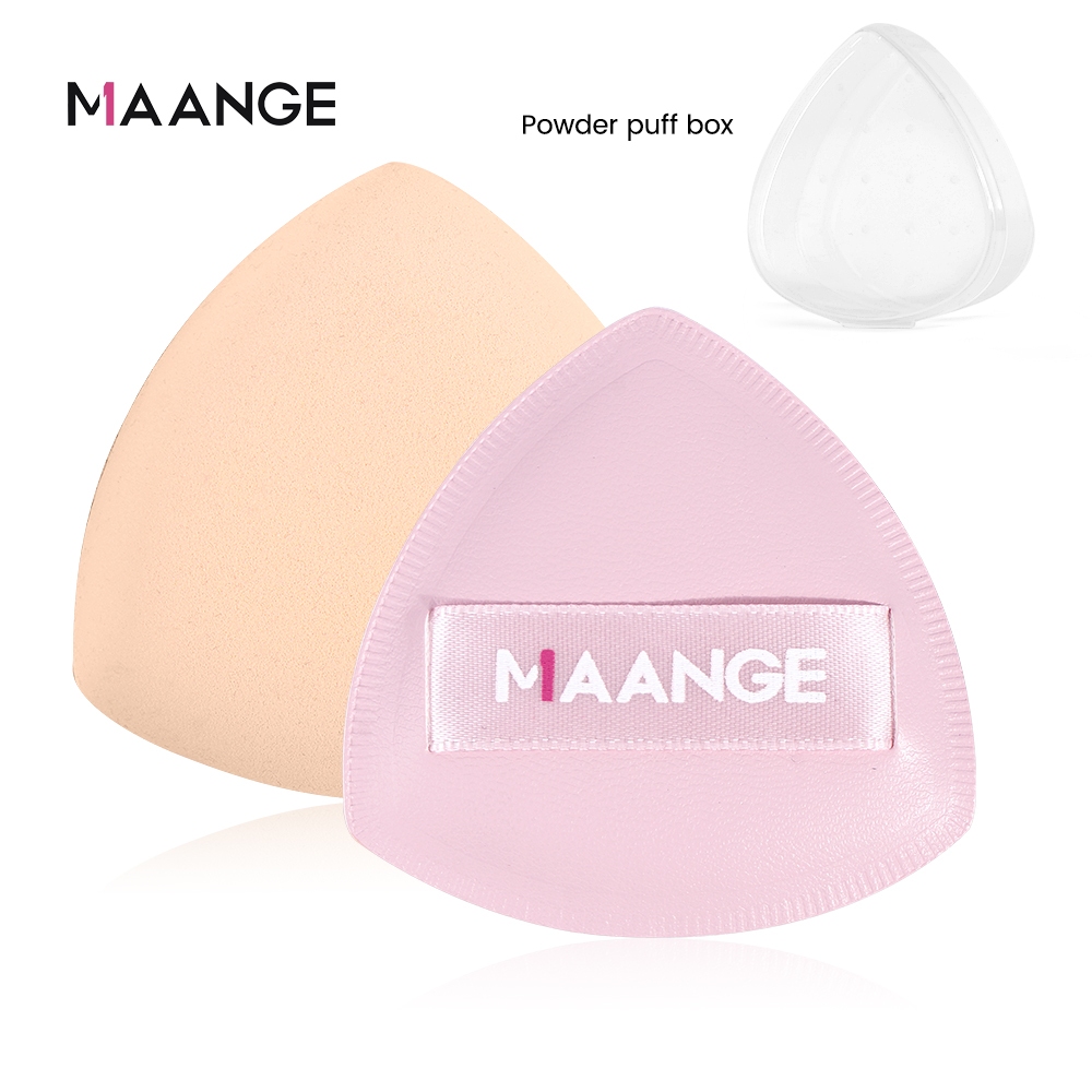 Ảnh Mút Tán Kem Nền MAANGE sử dụng ướt và khô đa năng với hộp đựng 51144 1
