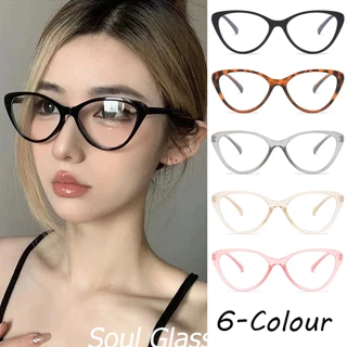 🍥jellycuty🍥 👓Kính thời trang nữ mắt mèo chống ánh sáng xanh và tia UV - Phong cách Hàn Quốc - Kính checkin, du lịch, selfi
