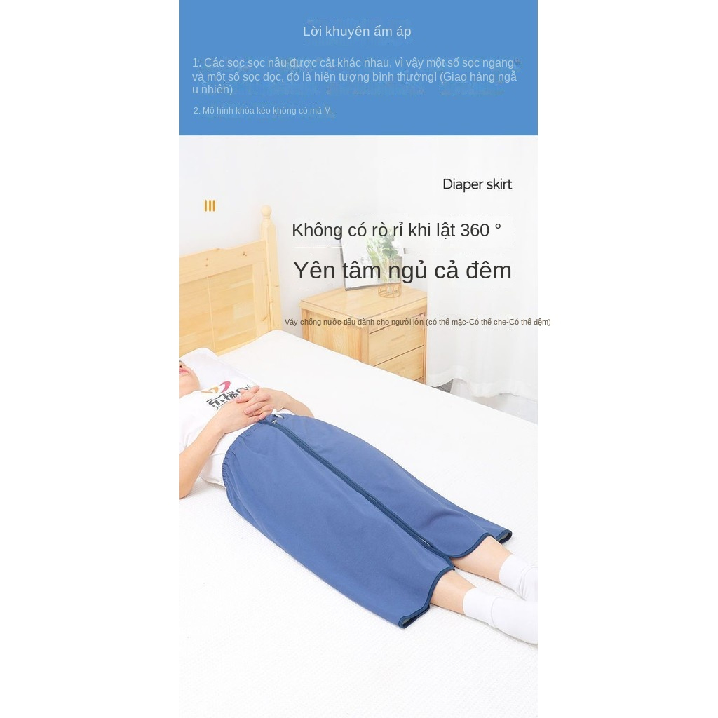 Váy chống thấm nước tiểu dành cho người lớn
