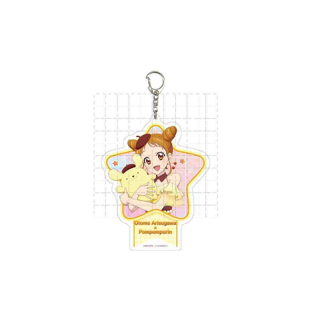 Aikatsu! Ngôi Sao Nhân Vật Kanzaki Mizuki Arisugawa Otome Acrylic Móc Khóa Bộ Anime Hàng Hóa Sưu Tập Móc Khóa Quà Tặng