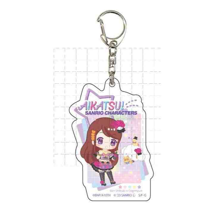 Aikatsu Acrylic Móc Khóa (Kaede, My Melody, Sam) - Quà Tặng Móc Khóa Anime Dễ Thương, Kawaii Nhật Bản Merch