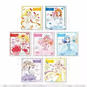Aikatsu Acrylic Móc Khóa (Kaede, Akari, Kiriya Sam) - Quà Tặng Móc Khóa Anime Dễ Thương, Quà Tặng Merch Hoạt Hình Kawaii Nhật Bản