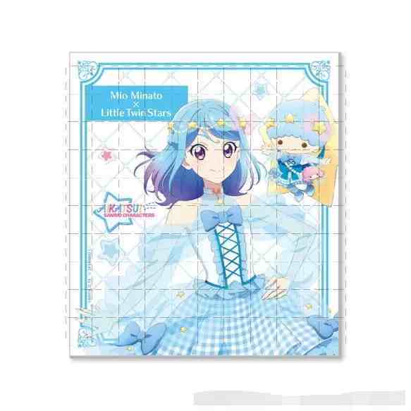 Aikatsu Acrylic Móc Khóa (Kaede, Akari, Kiriya Sam) - Quà Tặng Móc Khóa Anime Dễ Thương, Quà Tặng Merch Hoạt Hình Kawaii Nhật Bản