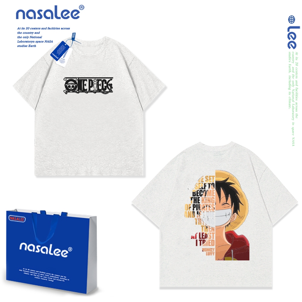 Trẻ Em Áo Thun Luffy Tay Ngắn In Hình Hoạt Hình Cotton Nguyên Chất Thoải Mái 2025 Phong Cách Mới