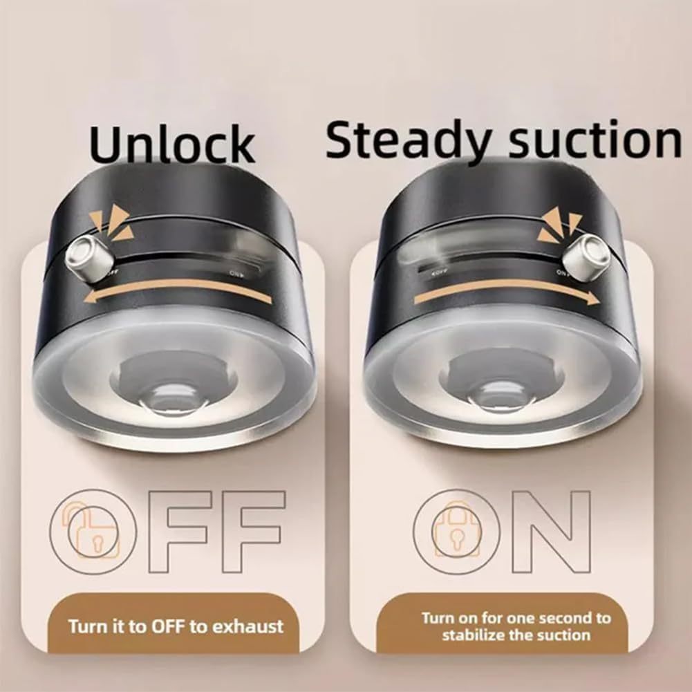 Ảnh Athenisa Magpro Mount, Giá đỡ điện thoại di động từ tính di động, Giá đỡ điện thoại từ tính hút chân không, Giá đỡ điện thoại từ tính hai mặt có thể gập lại và có thể thu vào cho tất cả các điện thoại 4