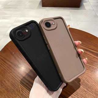 Ốp Điện Thoại Màu Trơn Silicon Lỏng Tương Thích Cho iPhone 16e 17e Camera Bảo Vệ Ốp Lưng Chống Sốc Mềm Bảo Vệ Mặt Sau STY01