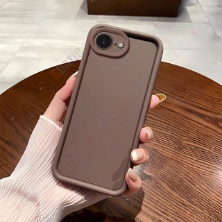 Ốp Điện Thoại Màu Trơn Silicon Lỏng Tương Thích Cho iPhone 16e 17e Camera Bảo Vệ Ốp Lưng Chống Sốc Mềm Bảo Vệ Mặt Sau STY01