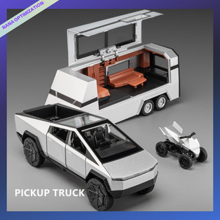 Xe bán tải Tesla mô phỏng đồ chơi mô hình RV hợp kim lớn xe bé trai bộ sưu tập đồ trang trí quà tặng sinh nhật cho trẻ em.
