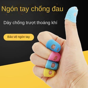 Bọc ngón tay Silicone bảo vệ ngón tay bảo vệ ngón tay bảo vệ chống mài mòn dày chống trượt đếm tiền giấy lật sách chống đau