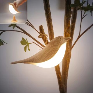 3 Màu Magpie Chim Đèn Ngủ Có Thể Điều Chỉnh Độ Sáng Đèn LED Điều Khiển Cảm Ứng Hương Liệu Trang Trí Không Khí Để Bàn Chiếu Sáng