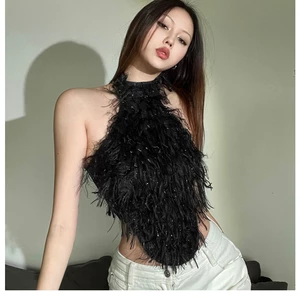 Klalien Áo Dây Lưng Không Tay Hình Eo Sang Trọng Cảm Giác Thiết Kế Mỏng Phù Hợp Với Phong Cách Đa Năng Ngọt Ngào Thường Ngày 2025 Thời Trang Phụ Nữ Mới