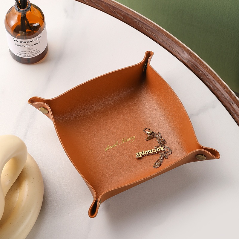 Casegrace Để Bàn Tổ Chức PU Chìa Khóa Khay Phong Cách Bắc Âu Lối Vào Chìa Khóa Túi Đựng Đồng Xu Giá Đỡ Tai Nghe Trang Trí Nhà Trang Sức Người Tổ Chức
