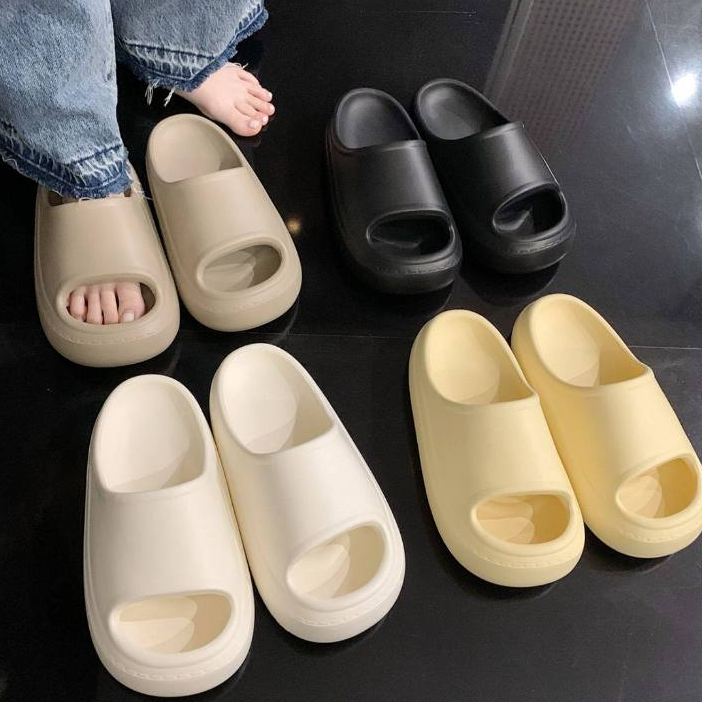 Xixitiao Dép Đi Ngoài Trời Thiết Kế Chống Va Chạm Dép Đế Dày Sáng Tạo Phong Cách Mới Thời Trang Nữ Mùa Hè Trong Nhà Nhà