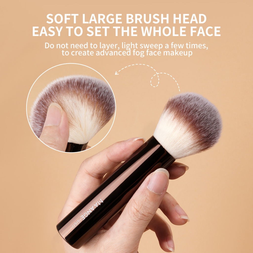 Cọ makeup MAANGE Cọ phấn Cọ má hồng Cọ tạo khối Cọ trang điểm ống nhôm cao cấp 51671