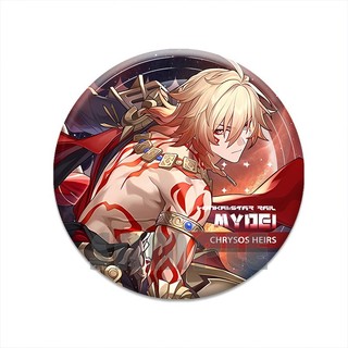 Trò Chơi Honkai Ngôi Sao Rai Mydei Tribios Mydeimos Herta Rappa Huy Hiệu Nút Cài Cài Áo Cosplay Bộ Sưu Tập Đồ Chơi Túi Trang Trí Gi