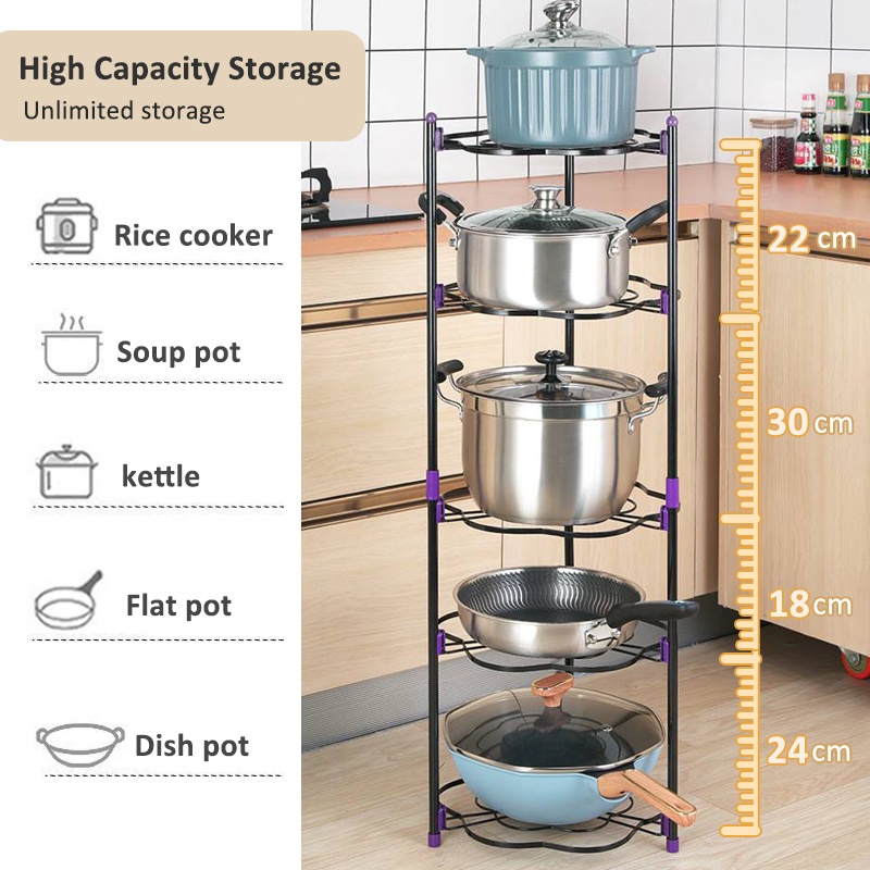 Cambond Lớp Có Thể Điều Chỉnh Dưới Chậu Rửa Giá Nhà Bếp Tổ Chức Mặt Bàn Đa Năng Người Tổ Chức Giá Đỡ Nồi