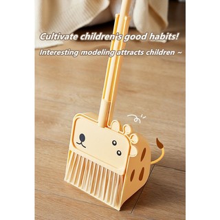 Hươu cao cổ hoạt hình chổi chổi quét bụi bộ mẫu giáo trẻ em nhà chơi đồ chơi mini chổi kết hợp