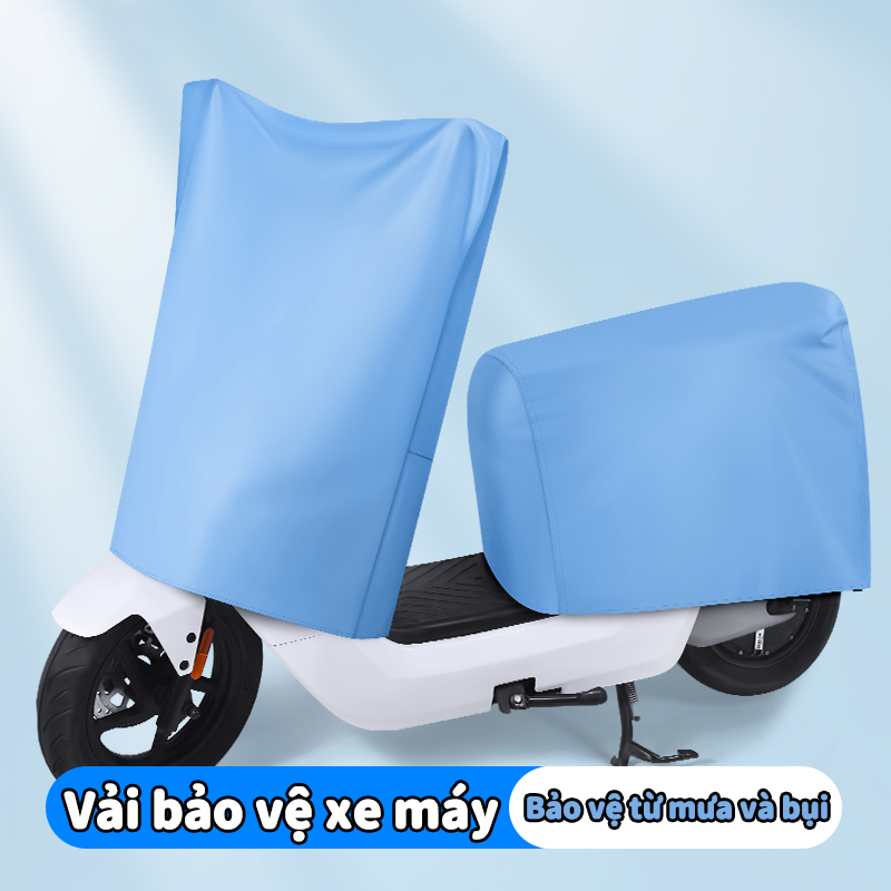 Vải Oxford dày Bạt Phủ Xe Máy，Bạt Trùm Xe Máy Bảo vệ xe máy điện của bạn khỏi ánh sáng mặt trời, nước, chim, cây cối, bụi bẩn