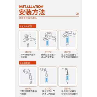 [Chính Nước Hoa Sen] Đầu Lọc Vòi Hoa Sen/Viọt Nước Nhiều Lớp Lọc Nước Tự Nhiên Mềm Mại Cho Nhà Tắm Gia Đình