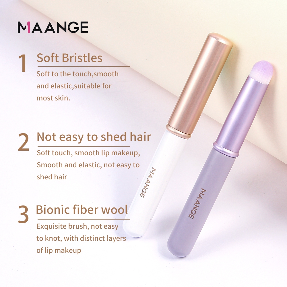 Cọ Tô Son Môi MAANGE Chống Bụi Kèm Nắp Đậy Ốp 51519