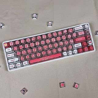 Comic Wind Sweetheart Keycaps PBT Dye-sub Cherry Profile Keycap Custom Keycaps Tương thích với Cherry Gateron MX Switch