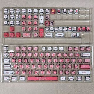 Comic Wind Sweetheart Keycaps PBT Dye-sub Cherry Profile Keycap Custom Keycaps Tương thích với Cherry Gateron MX Switch