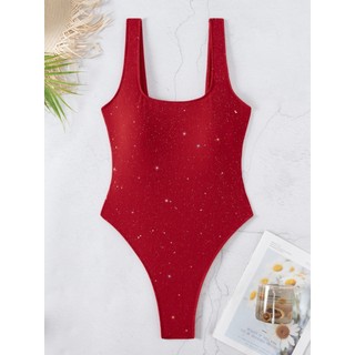 Đồ Bơi Nữ Màu Trơn Sáng Một Mảnh Lưng Rỗng Ra Một Mảnh Bikini Bộ Đồ Tắm