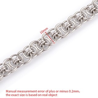 Mới Thép Không Gỉ Đôi Vòng Tròn Dây Chuyền Trang Sức Tự Làm Phụ Kiện Móc Khóa Đôi