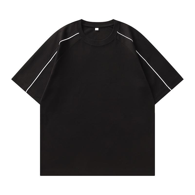 Áo thun nam tay ngắn trơn cỡ lớn: Áo thun Cotton cổ tròn M-3XL