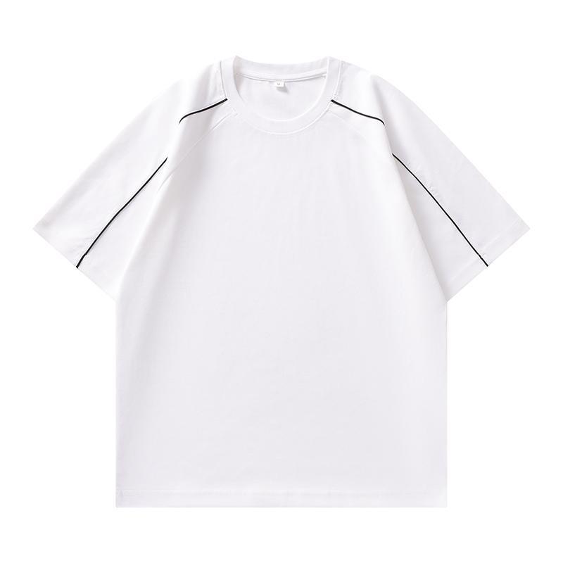 Áo thun nam tay ngắn trơn cỡ lớn: Áo thun Cotton cổ tròn M-3XL